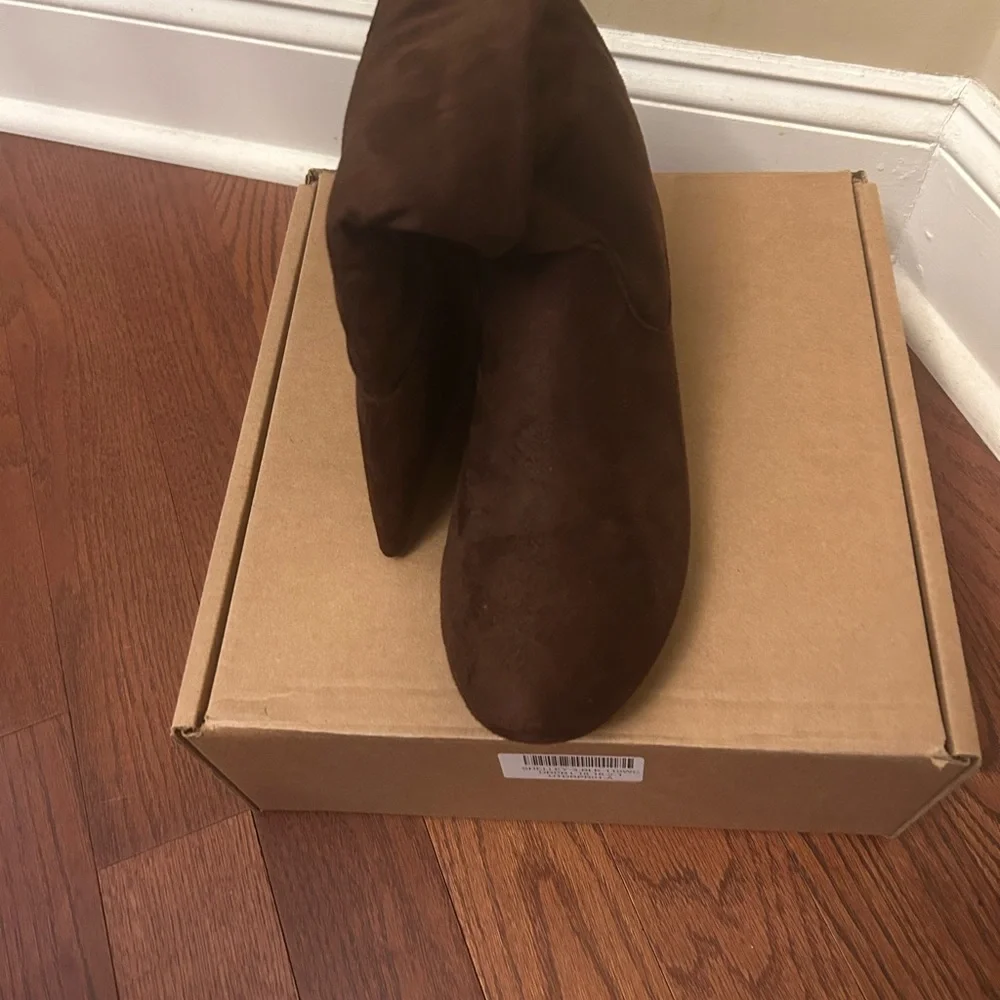 WOMEN'S JOURNEE COLLECTION SHELLEY-3 WIDE CALF KNEE HIGH BOOTS - Picture 3 of 10